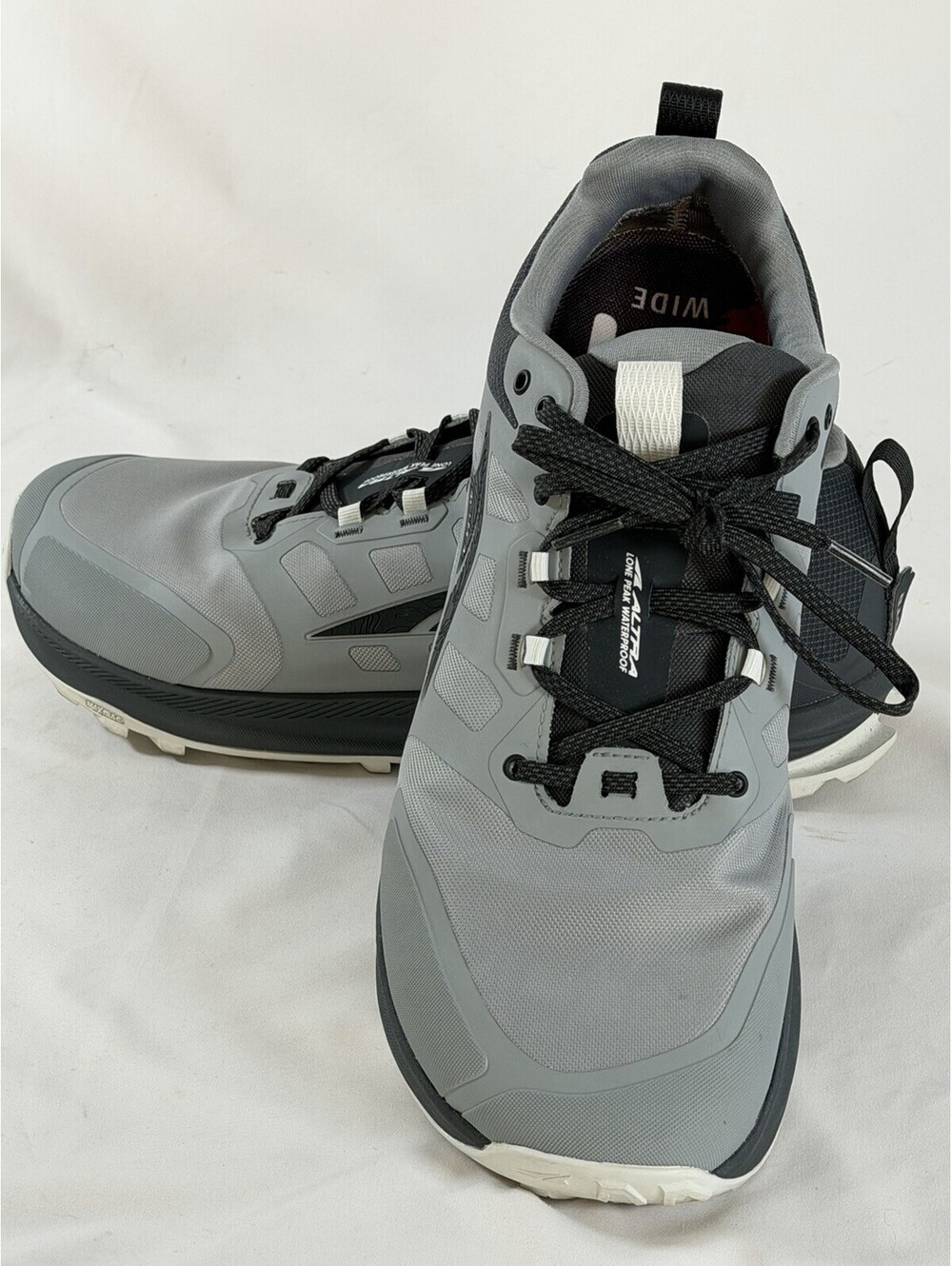 Altra Lone Peak 7 Wide Men's Trail Running Shoes Gray Black 14